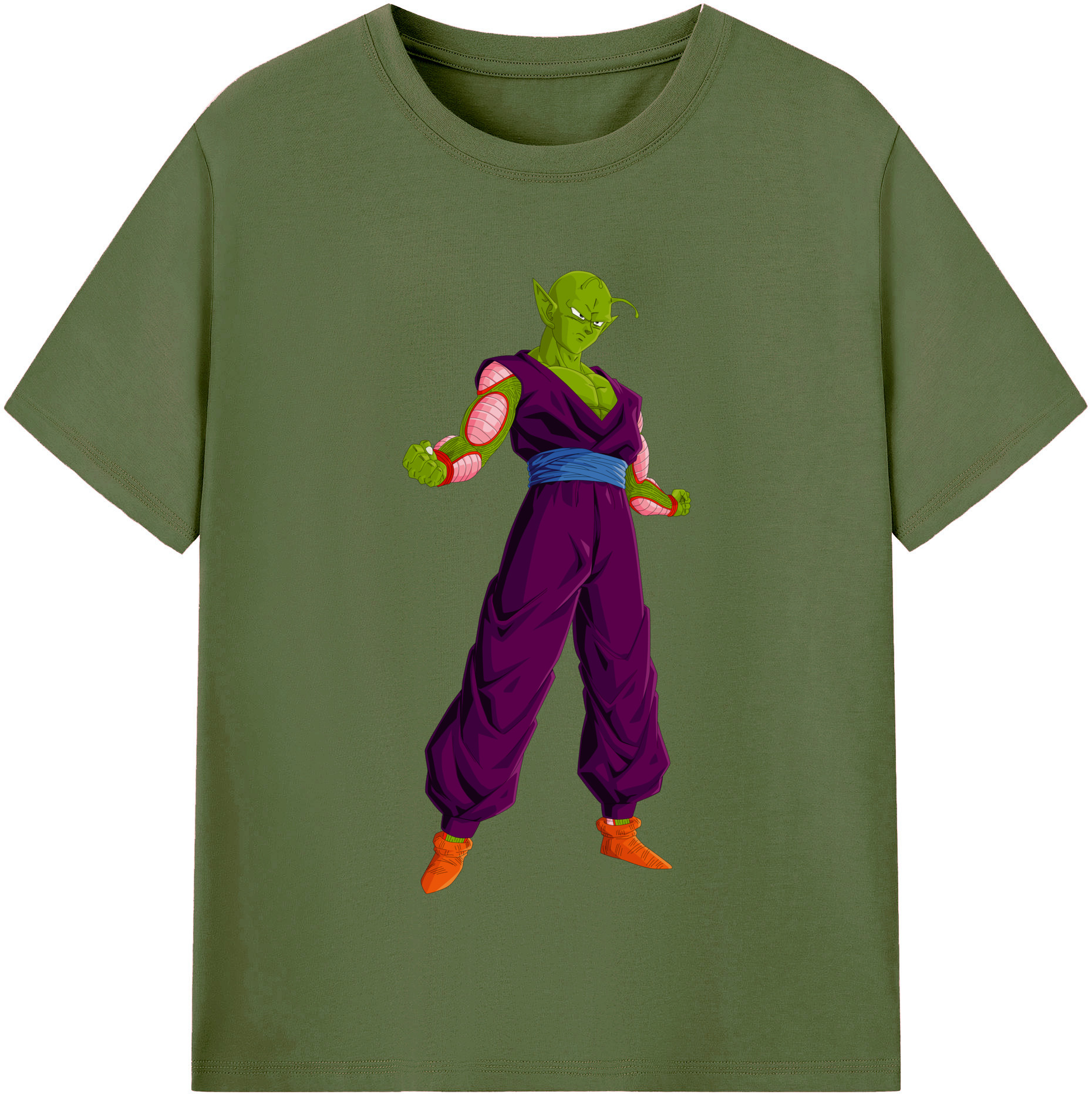 （画像用） ドラゴンボール ピッコロ DRAGON BALL Piccolo 綿100％半袖Tシャツ（フロントプリント）